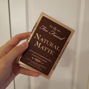 too faced natural matte palette